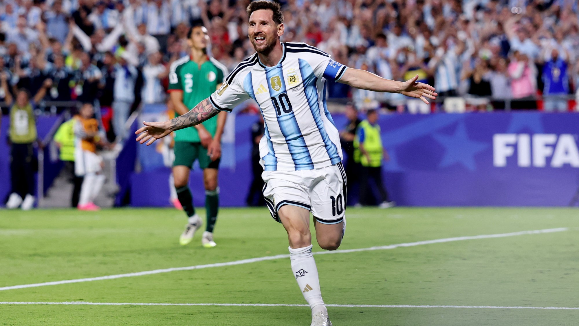 Lionel Messi a világbajnokságon.